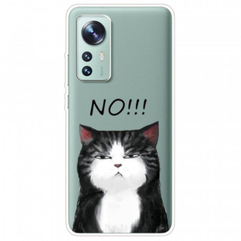 Hoesje voor Xiaomi 12 / 12X De Kat Die Nee Zegt