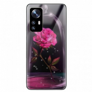 Hoesje voor Xiaomi 12 / 12X Magisch Roze Gehard Glas