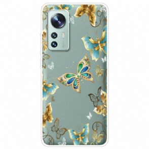 Hoesje voor Xiaomi 12 / 12X Vlucht Van Vlinders