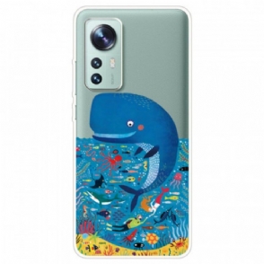 Hoesje voor Xiaomi 12 / 12X Walvis Grafisch