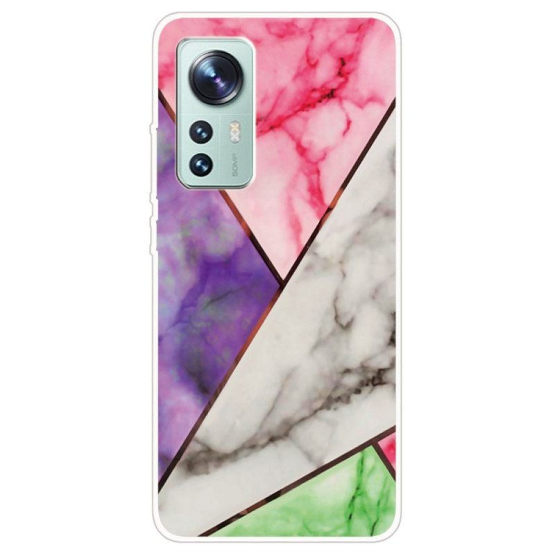 Hoesje voor Xiaomi 12 / 12X Weiger Geometrisch Marmer