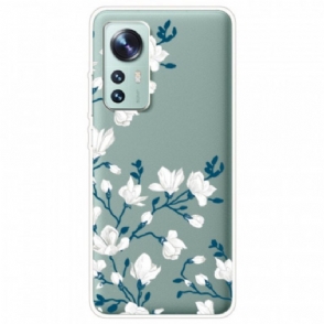 Hoesje voor Xiaomi 12 / 12X Witte Bloemen