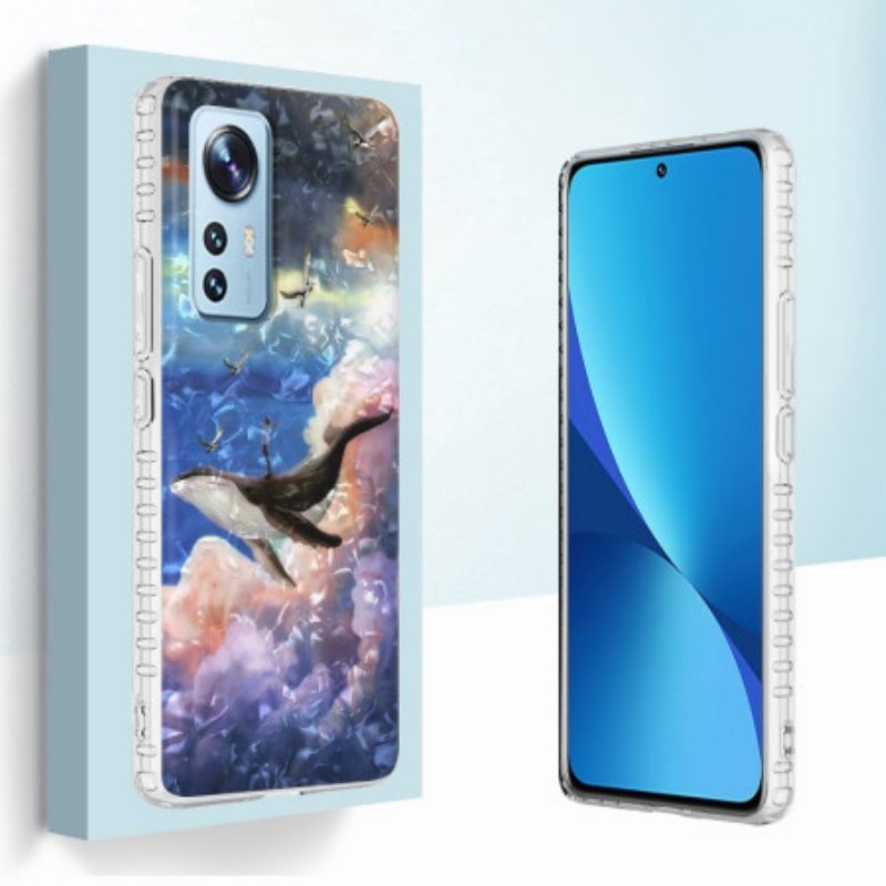 Telefoonhoesje voor Xiaomi 12 / 12X Gestileerde Walvis