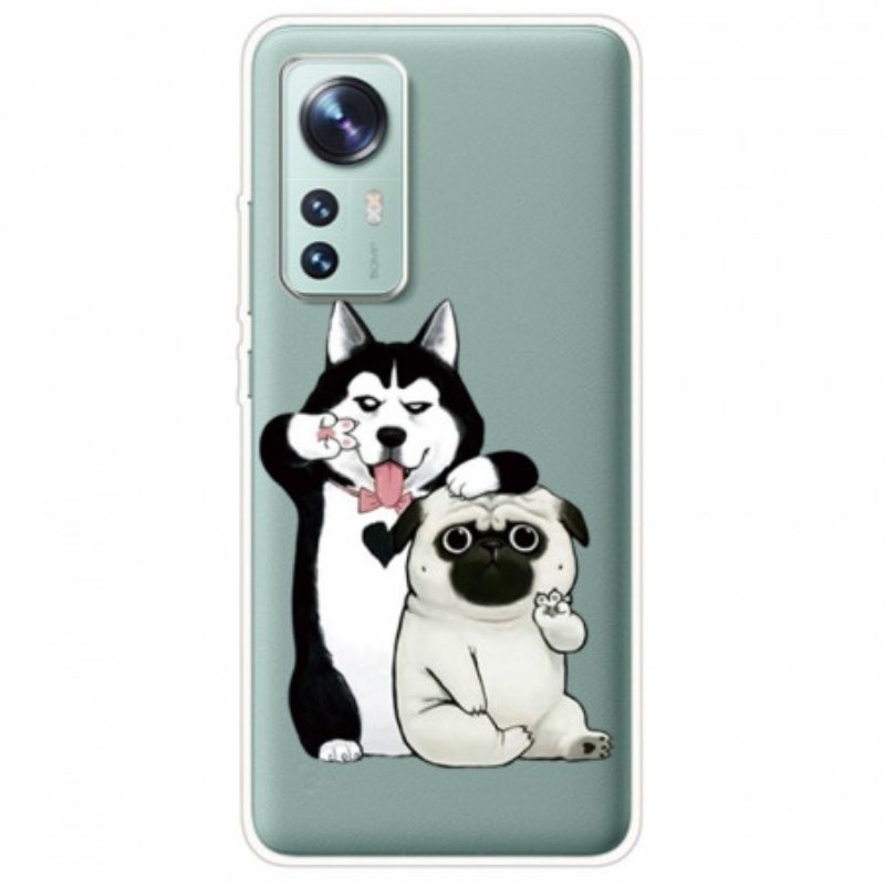 Telefoonhoesje voor Xiaomi 12 / 12X Grappige Honden