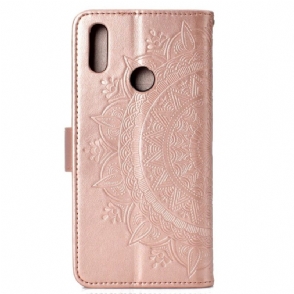 Case voor Huawei Y7 2019 Met Ketting Mandala