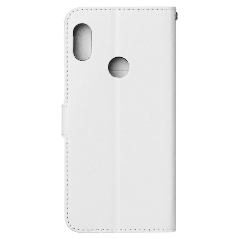 Cover voor Huawei Y7 2019 Anti-fall Anil Kunstleer Kaarthouder