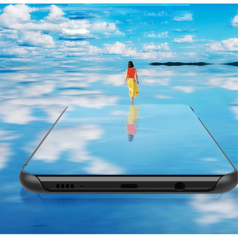 Hoesje voor Huawei Y7 2019 Folio-hoesje Spiegeleffect