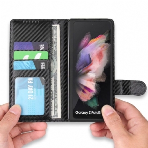 Hoesje Folio-hoesje voor Samsung Galaxy Z Fold 3 5G Afneembare Schaalnaden