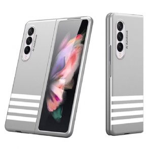 Hoesje voor Samsung Galaxy Z Fold 3 5G Anti-fall Strepenpatroon