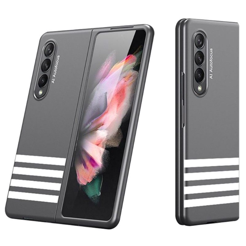 Hoesje voor Samsung Galaxy Z Fold 3 5G Anti-fall Strepenpatroon