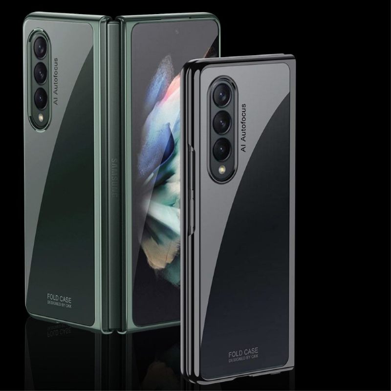 Hoesje voor Samsung Galaxy Z Fold 3 5G Gekleurde Randen Wissen