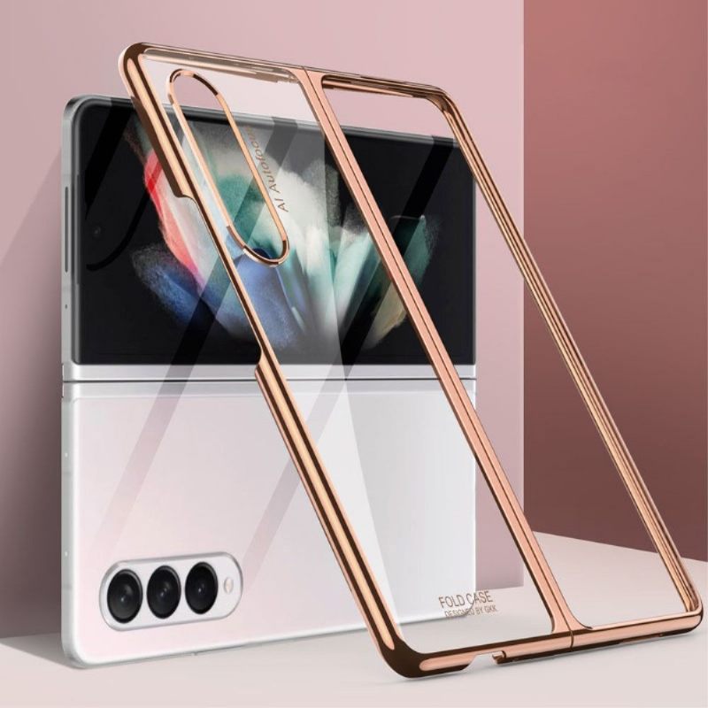 Hoesje voor Samsung Galaxy Z Fold 3 5G Gekleurde Randen Wissen