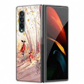 Hoesje voor Samsung Galaxy Z Fold 3 5G Herfst