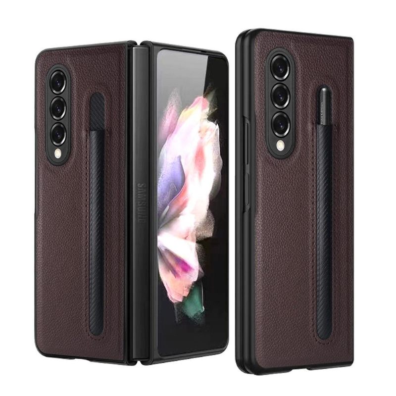 Hoesje voor Samsung Galaxy Z Fold 3 5G Leereffect