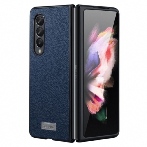 Hoesje voor Samsung Galaxy Z Fold 3 5G Sulada Generfd Kunstleer