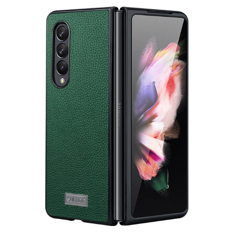 Hoesje voor Samsung Galaxy Z Fold 3 5G Sulada Generfd Kunstleer