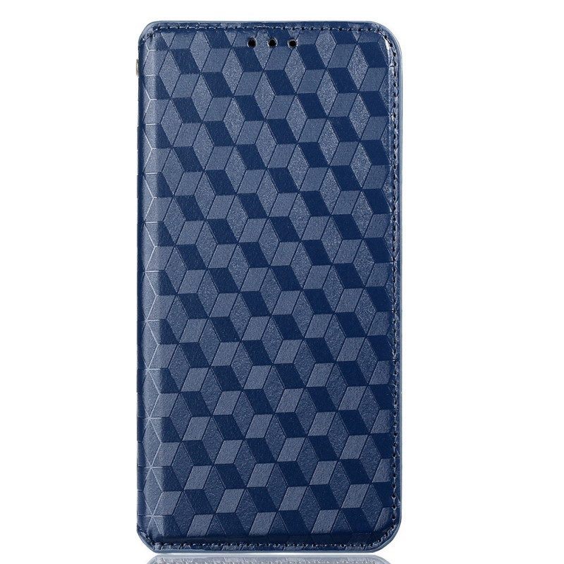 Bescherming Hoesje voor Honor Magic 4 Lite 5G Folio-hoesje Leereffect 3d-textuur