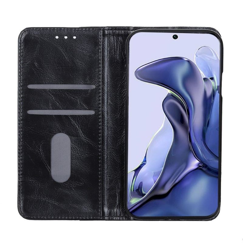 Cover voor Xiaomi 11T / 11T Pro Simon Kunstleer Klinknagels