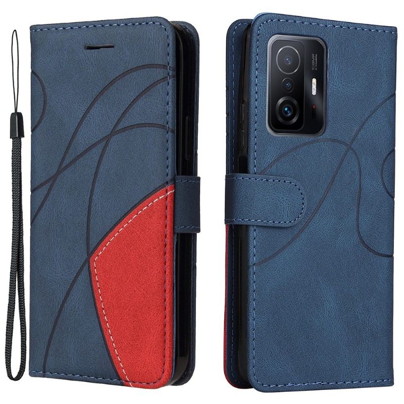 Folio-hoesje voor Xiaomi 11T / 11T Pro Bicolor Artistiek