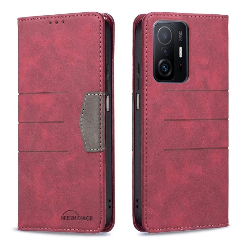 Folio-hoesje voor Xiaomi 11T / 11T Pro Binfen Color Flip Faux Leather