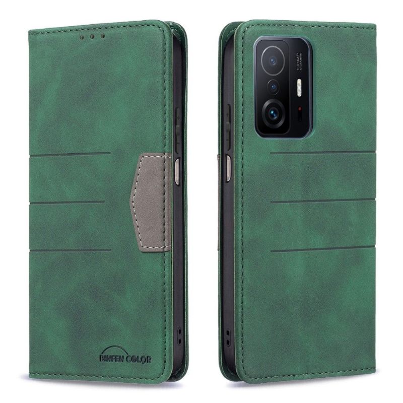 Folio-hoesje voor Xiaomi 11T / 11T Pro Binfen Color Flip Faux Leather