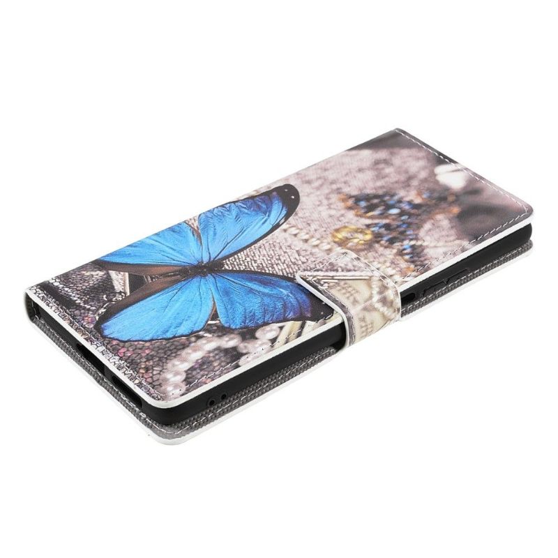 Folio-hoesje voor Xiaomi 11T / 11T Pro Blauwe Vlinder