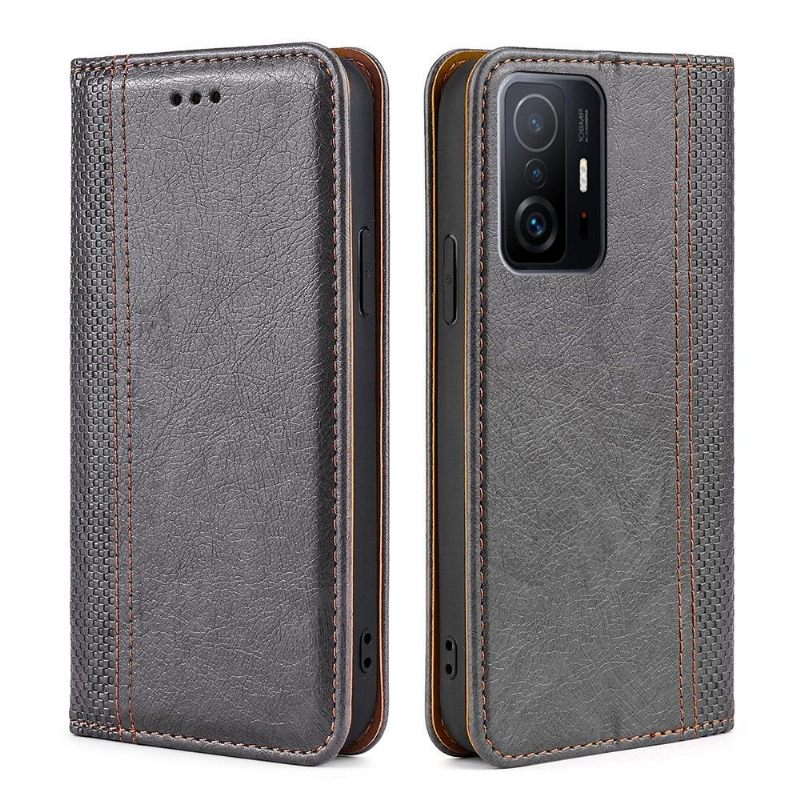 Folio-hoesje voor Xiaomi 11T / 11T Pro Flip Folio-naden