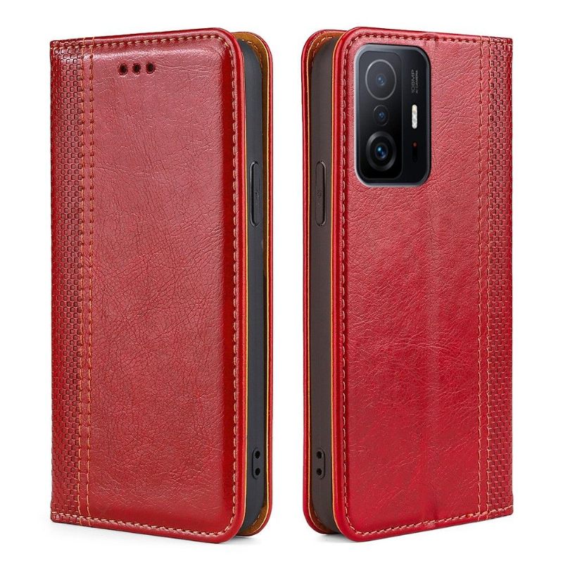 Folio-hoesje voor Xiaomi 11T / 11T Pro Flip Folio-naden