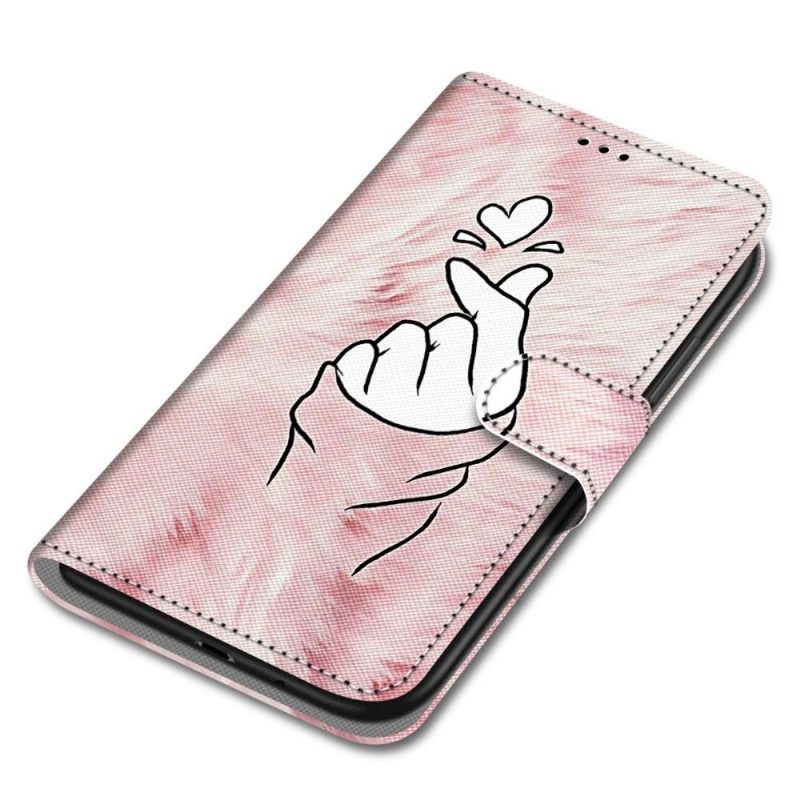 Folio-hoesje voor Xiaomi 11T / 11T Pro Koreaans Hart