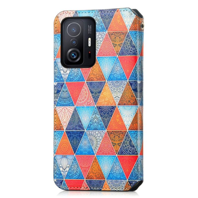 Folio-hoesje voor Xiaomi 11T / 11T Pro Mandala Caleidoscoop