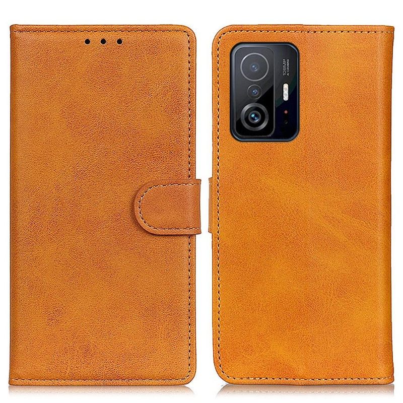 Folio-hoesje voor Xiaomi 11T / 11T Pro Marius Mat Leereffect