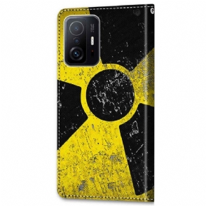 Folio-hoesje voor Xiaomi 11T / 11T Pro Radioactief Symbool