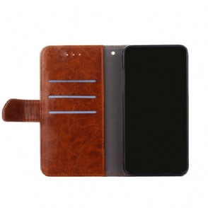 Folio-hoesje voor Xiaomi 11T / 11T Pro Retro Lijnen