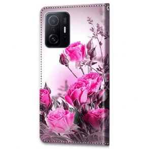 Folio-hoesje voor Xiaomi 11T / 11T Pro Roze