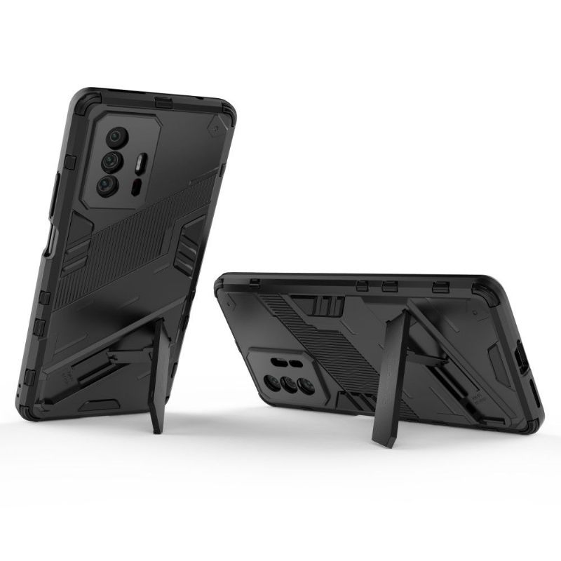 Hoesje voor Xiaomi 11T / 11T Pro Anti-fall Hybride Met Standaard