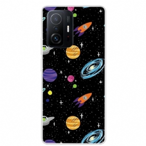 Hoesje voor Xiaomi 11T / 11T Pro Anti-fall Illustratieruimte