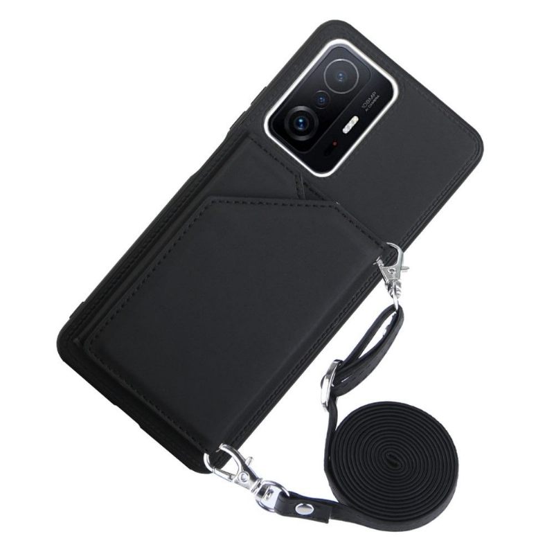 Hoesje voor Xiaomi 11T / 11T Pro Aude Lanyard Met Meerdere Compartimenten