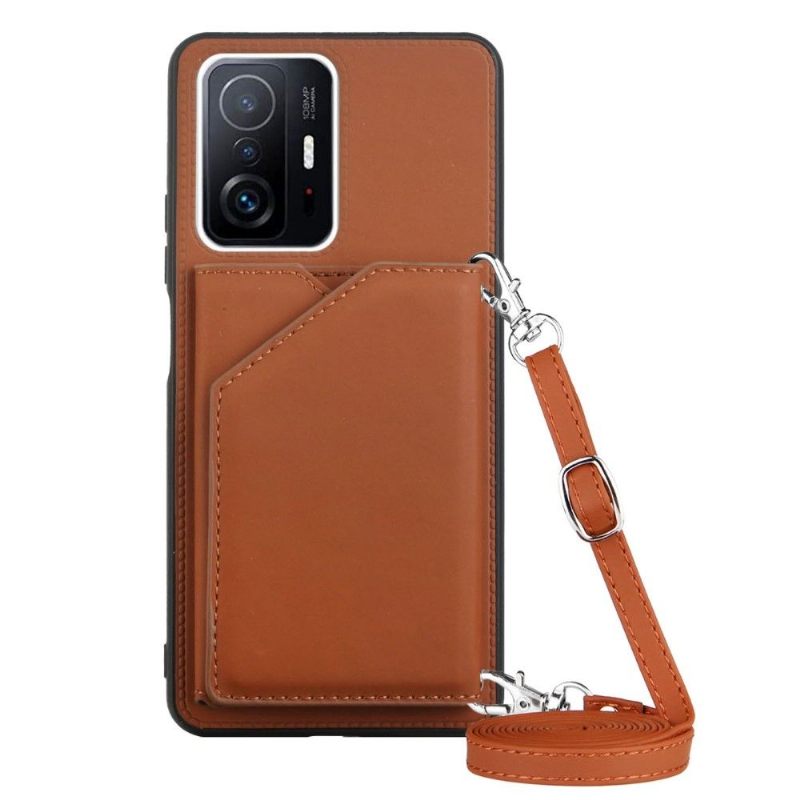 Hoesje voor Xiaomi 11T / 11T Pro Aude Lanyard Met Meerdere Compartimenten