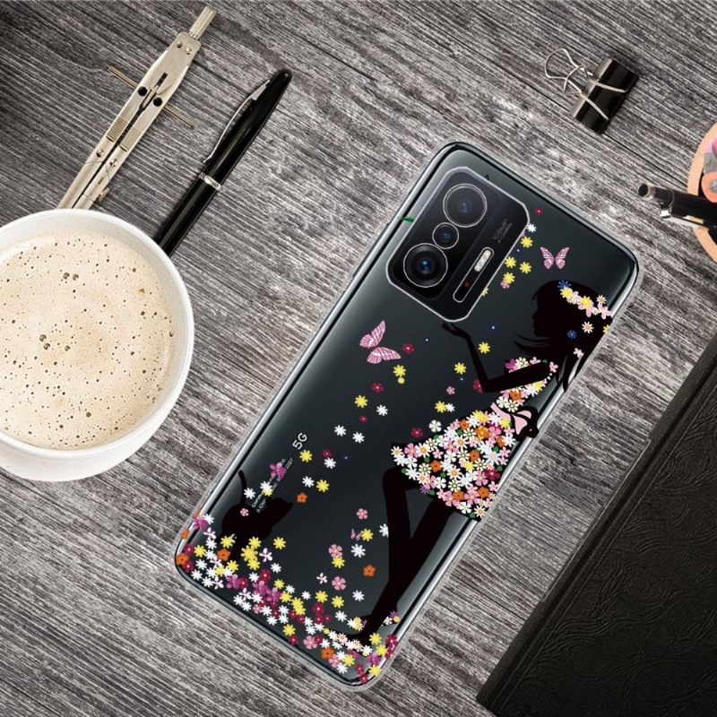 Hoesje voor Xiaomi 11T / 11T Pro Bloemenmeisje