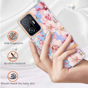 Hoesje voor Xiaomi 11T / 11T Pro Gardenia Roze Bloem