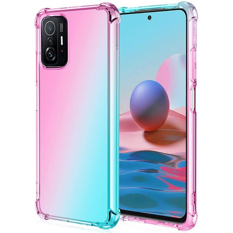 Hoesje voor Xiaomi 11T / 11T Pro Transparant Tweekleurig