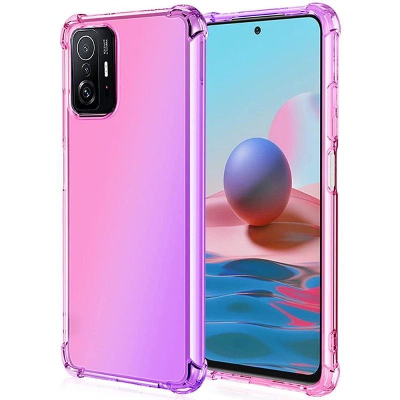 Hoesje voor Xiaomi 11T / 11T Pro Transparant Tweekleurig