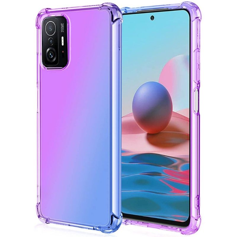 Hoesje voor Xiaomi 11T / 11T Pro Transparant Tweekleurig