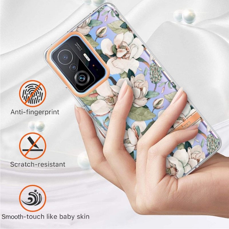 Hoesje voor Xiaomi 11T / 11T Pro Witte Bloem Gardenia