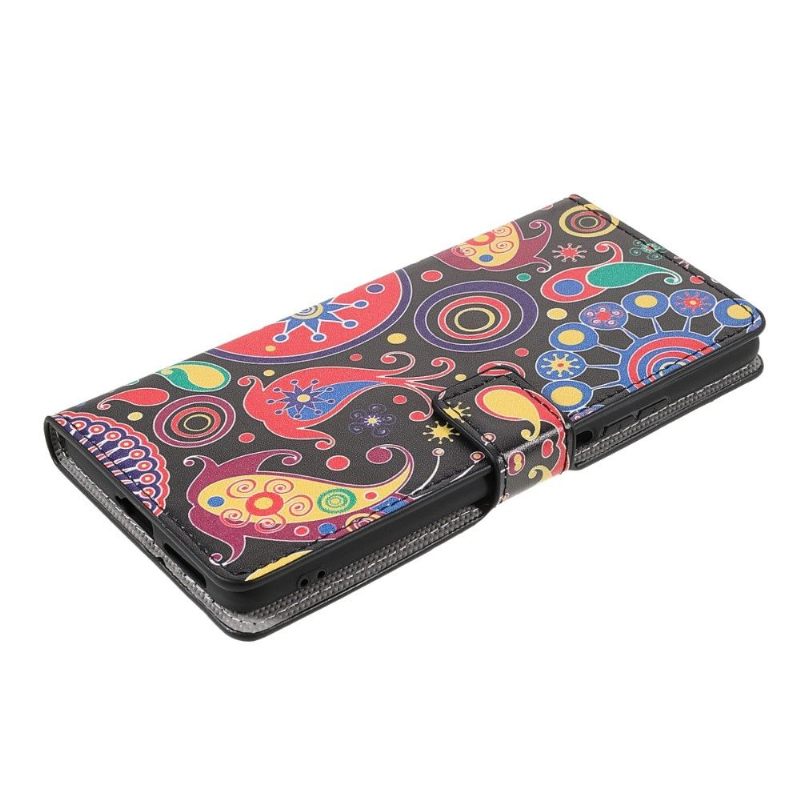 Leren Hoesje voor Xiaomi 11T / 11T Pro Bescherming Paisley-bloem