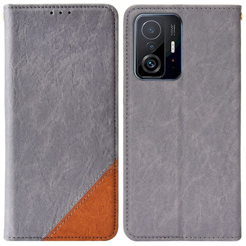 Leren Hoesje voor Xiaomi 11T / 11T Pro Folio-hoesje Retro Kunstleer