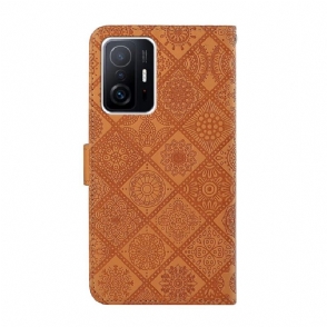 Leren Hoesje voor Xiaomi 11T / 11T Pro Mandala Caleidoscoop