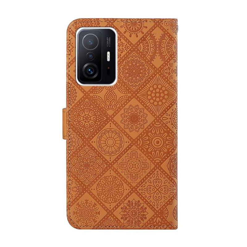 Leren Hoesje voor Xiaomi 11T / 11T Pro Mandala Caleidoscoop