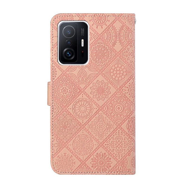 Leren Hoesje voor Xiaomi 11T / 11T Pro Mandala Caleidoscoop