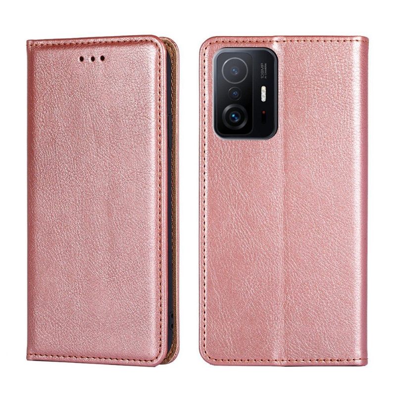 Telefoonhoesje voor Xiaomi 11T / 11T Pro Folio-hoesje Puur Kunstleer